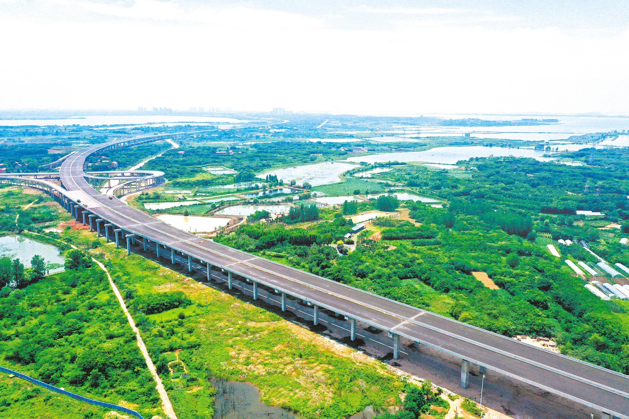 武阳高速武鄂段 主体工程基本完工 建成后光谷到鄂州市区仅需20分钟